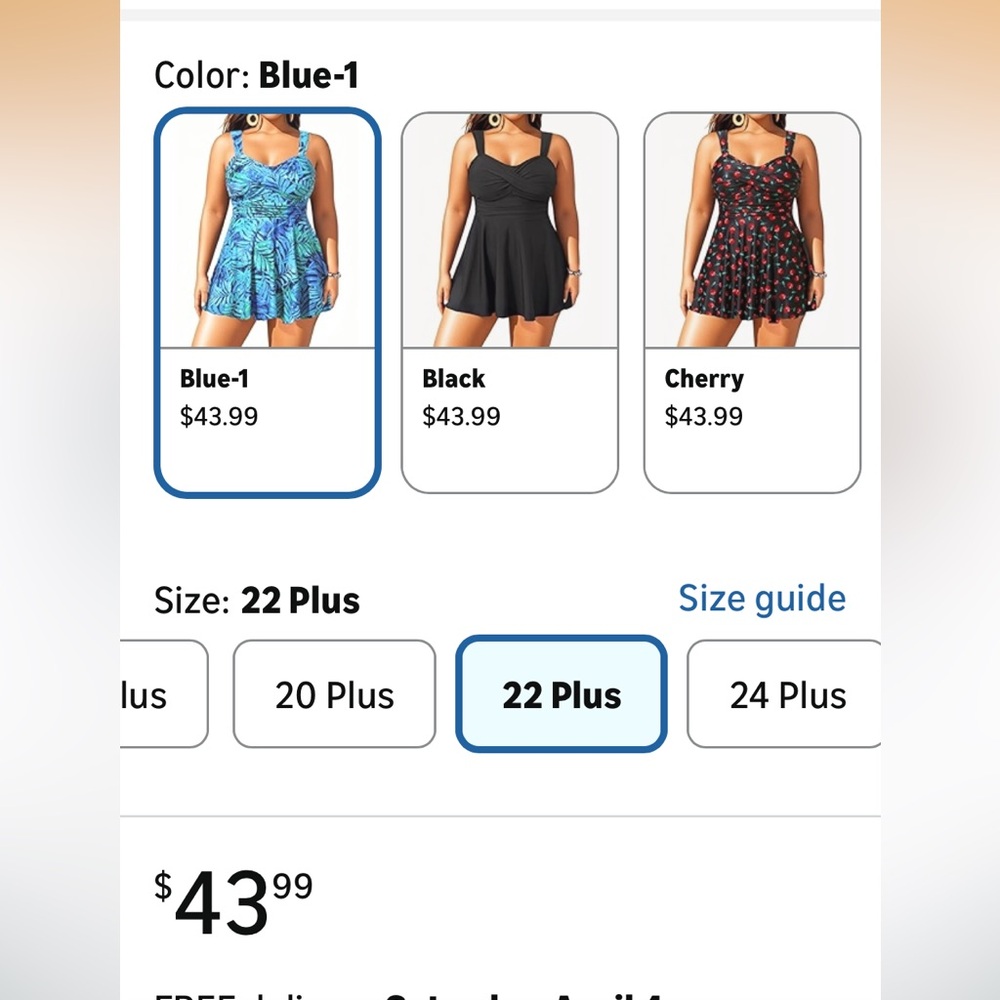 NWT 22W Aqua Eve Tankini. A perfect blue/green, supportive, & slimming tankini! - Picture 4 of 9